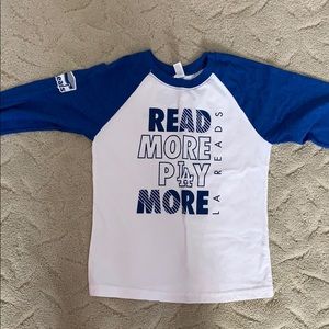 Dodgers Youth small- long sleeve tee